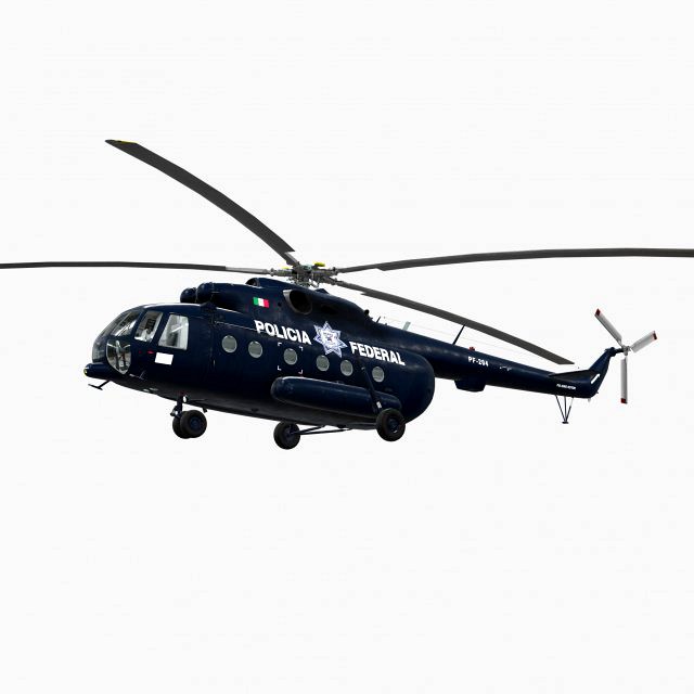 mi-17 mexican police