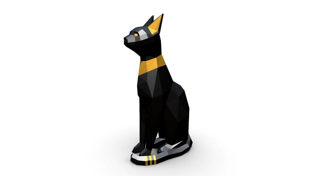 egypt cat figure