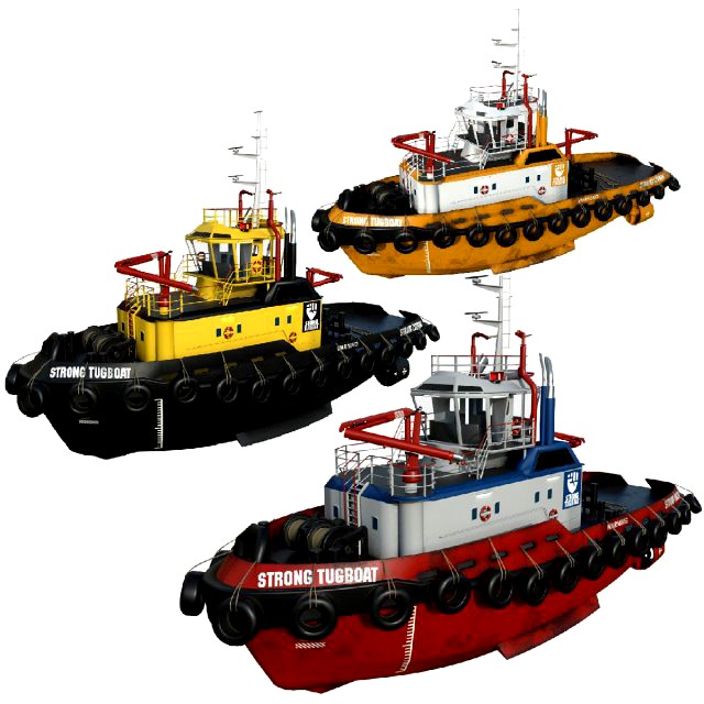 30m harbor tugboat pack