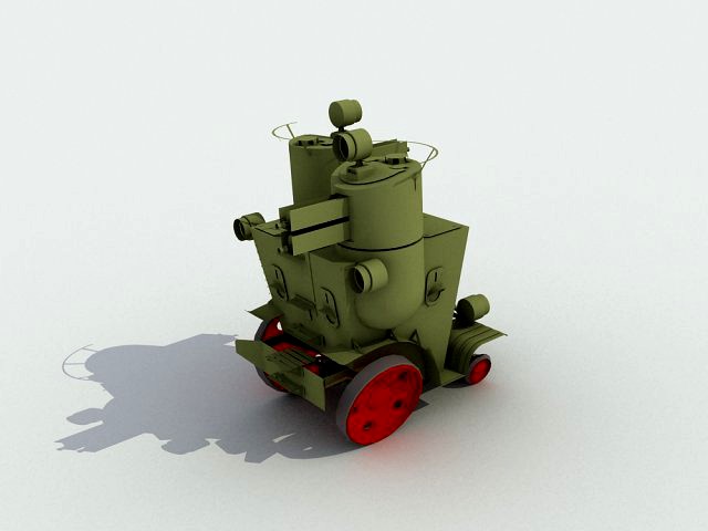 le ne nec funny box car for paper model