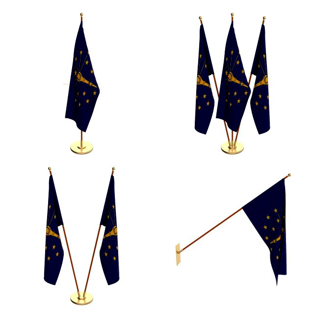 indiana flag pack