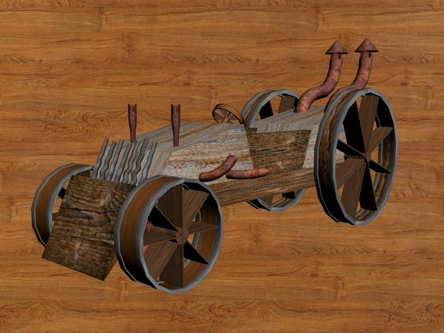 wood car