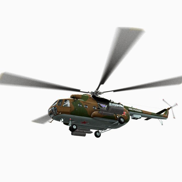 mi-8mt russian air force animated