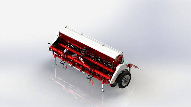 WG 1007 - Mounted mechanical seed drill