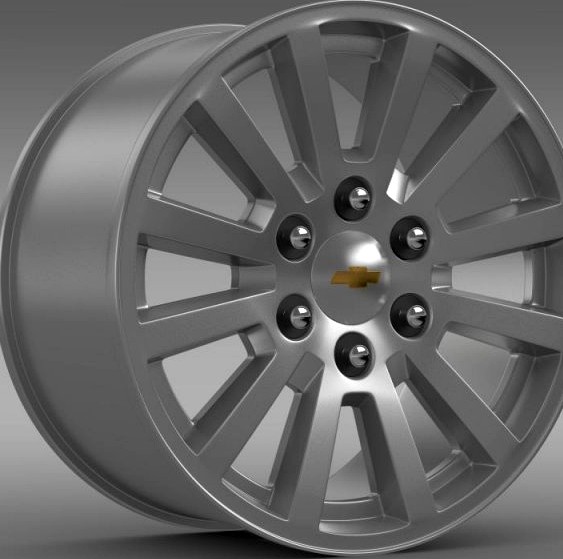 Chevrolet Tahoe Hybrid 2012 rim 3D Model