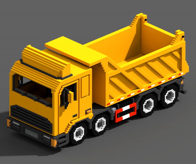 Voxel Tipper Truck