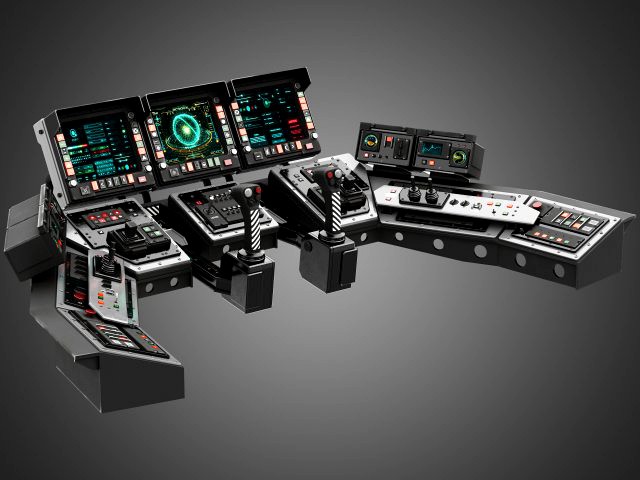 Spaceship control panel