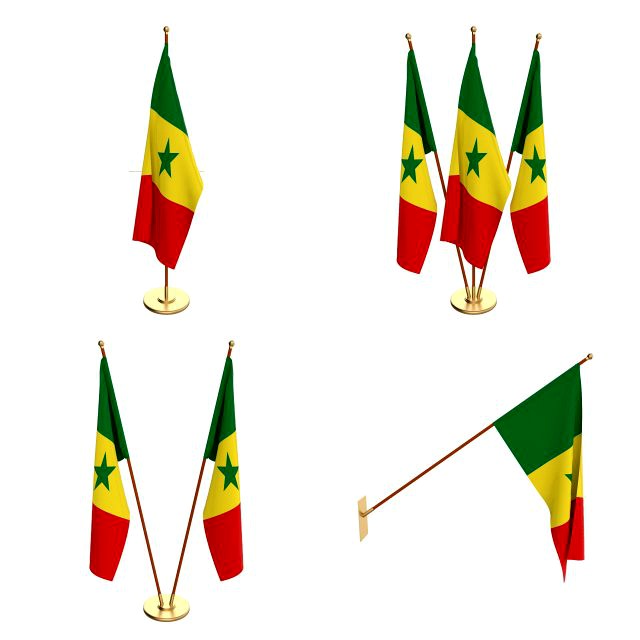 senegal flag pack