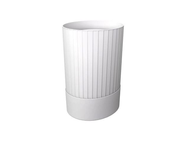 fluted chef hat