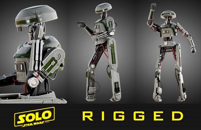 star wars l3-37 droid rigged