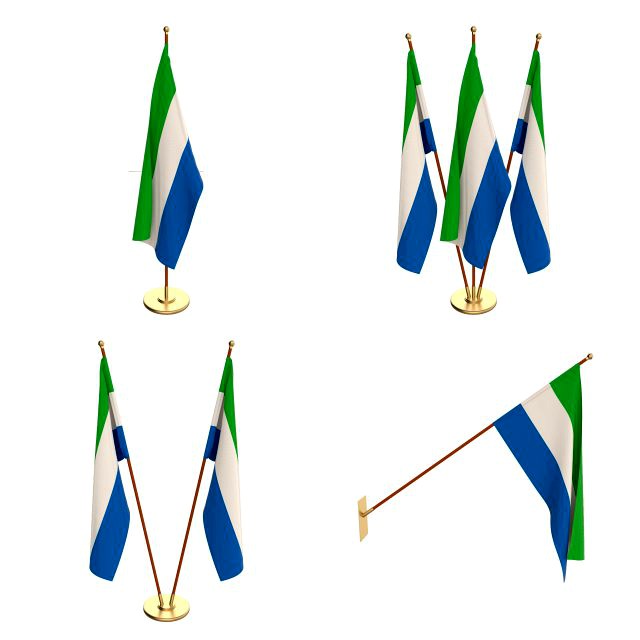 sierra leone flag pack