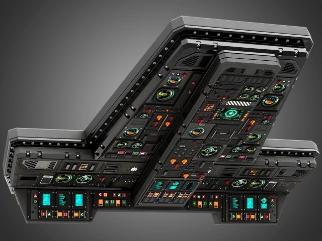 Spaceship control panel