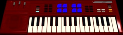 Music KeyBoard 3D Model