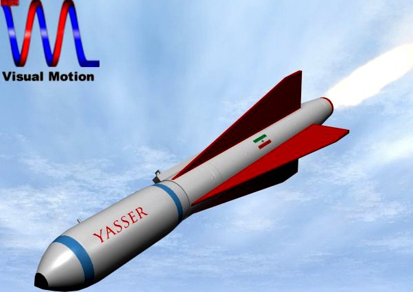 Iranian Yasser ASM Missile 3D Model