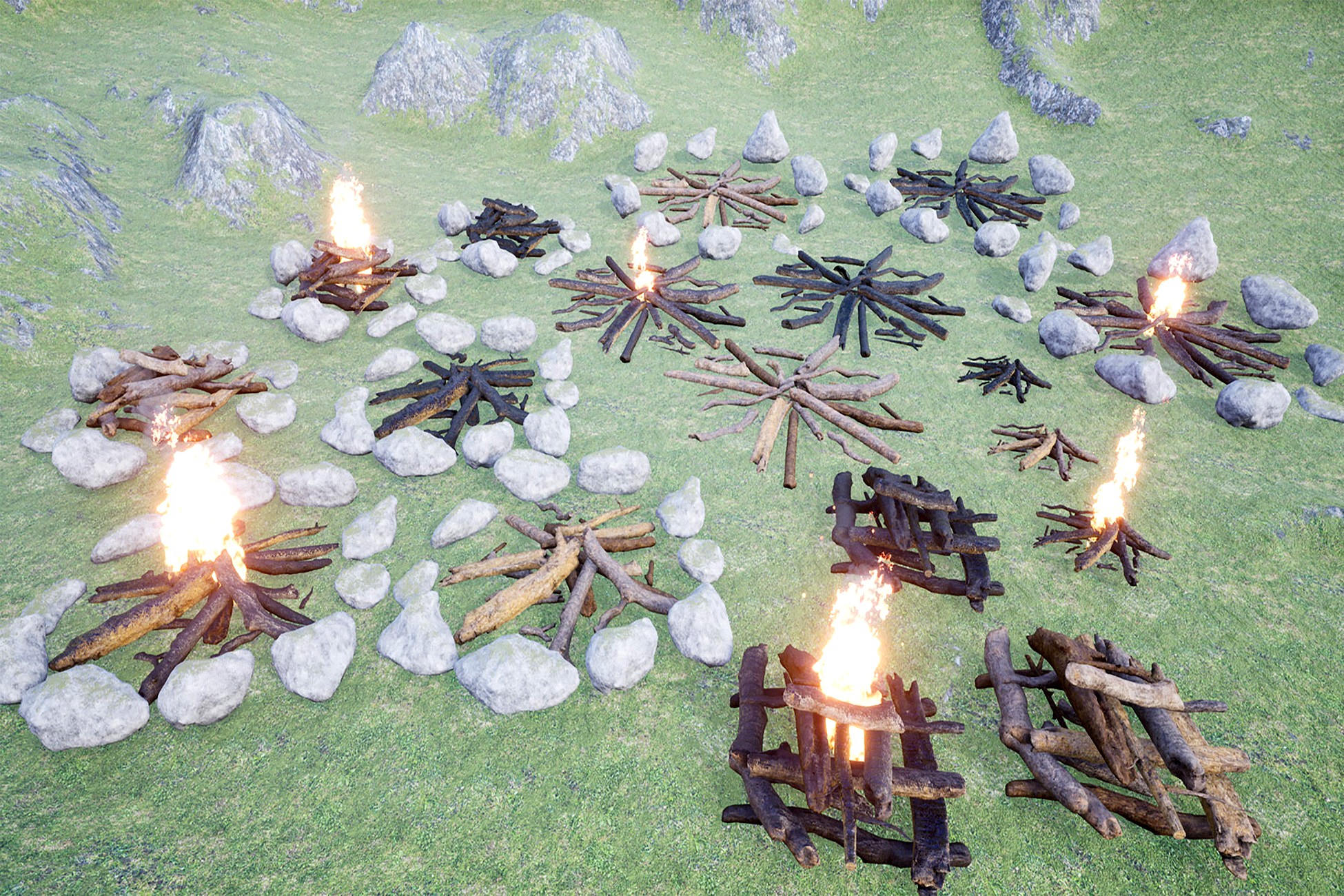 Ultimate Campfires Package / 41+ Assets