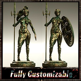 Ancient Bronze Statues v1 - Athena