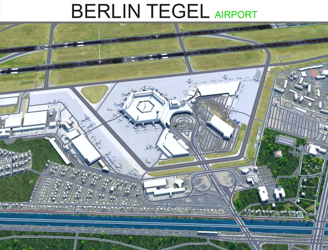 Berlin Tegel Airport 10km