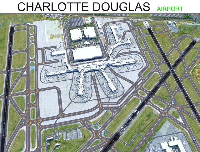 Charlotte Douglas Airport 10km