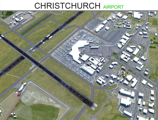 Christchurch Airport 10km