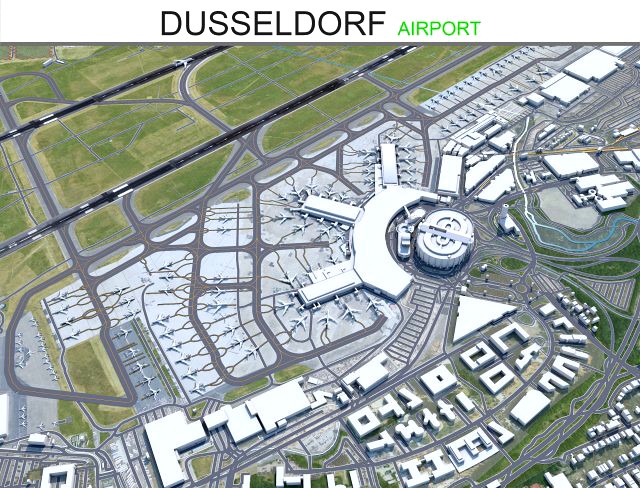 Dusseldorf Airport 10km
