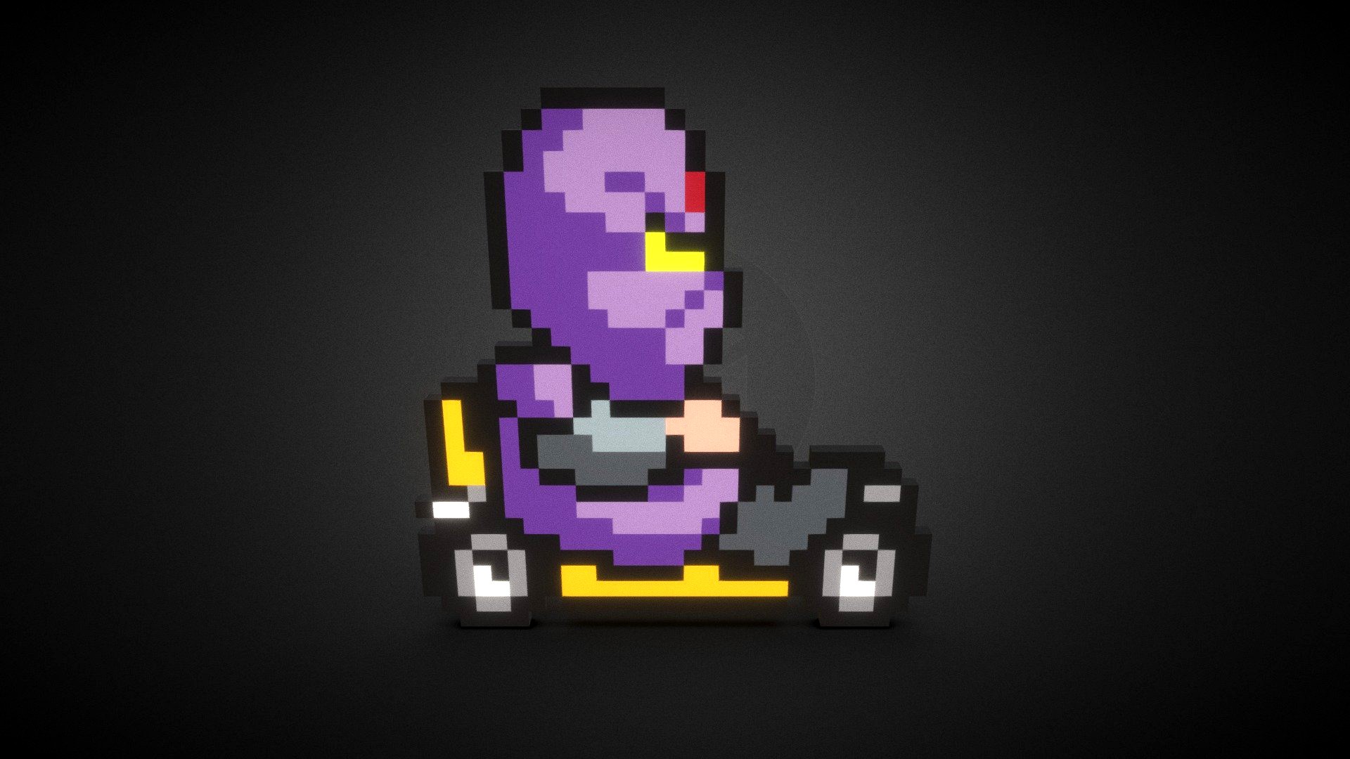 SMK143 - Super Pixel Kart TMNT Purple Soldier