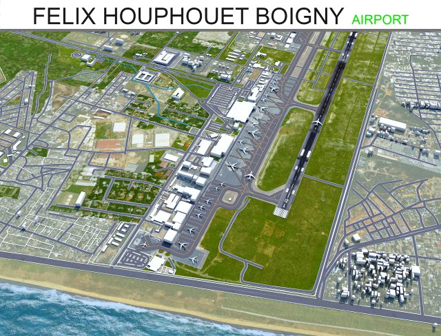 Felix Houphouet Boigny International Airport 10km