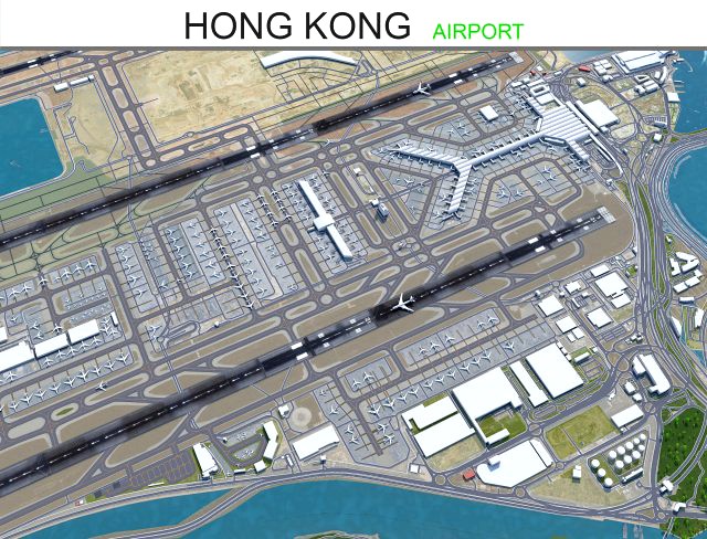 Hong Kong Airport 10km
