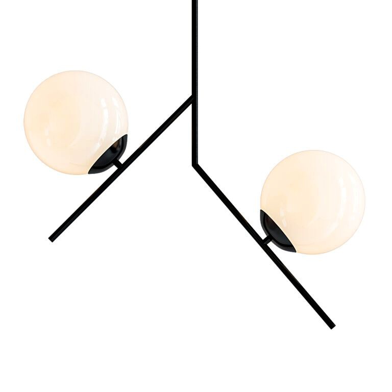 Kugel Pendelleuchte 2 flammig Chandelier (344256)