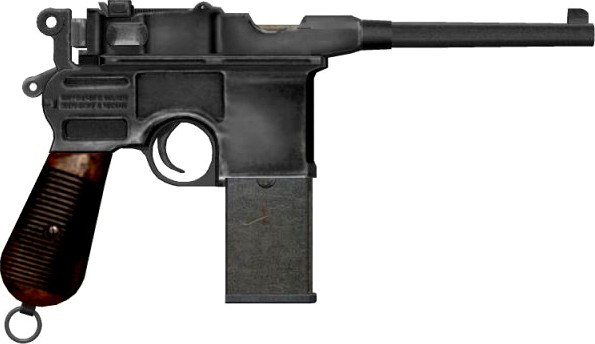 Mauser Broomhandle 1912 3D Model