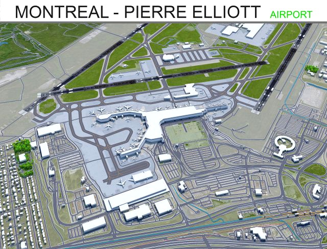 Montreal - Pierre Elliott Trudeau Airport 10km