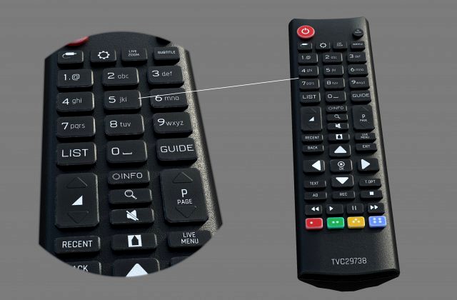 Remote Control for TV