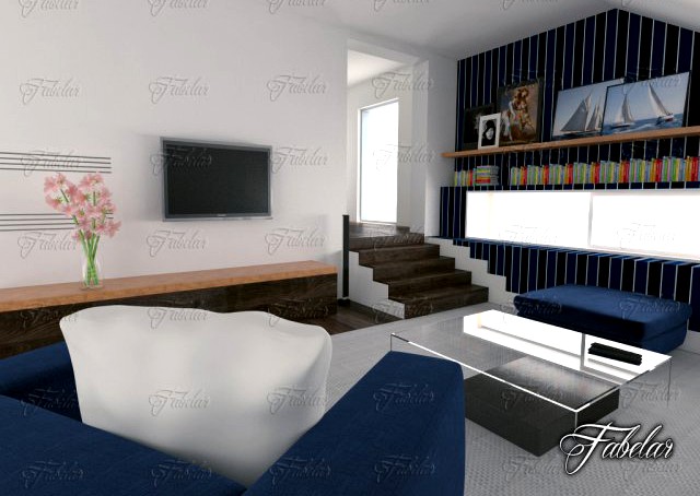 Living room 30 3D Model