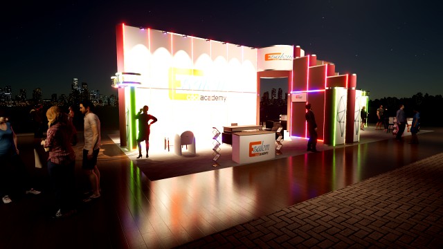 exhibition booth 10x20