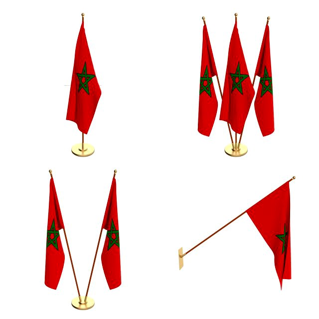 morocco flag pack