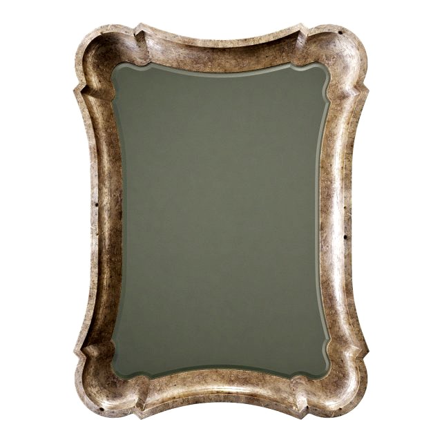 uttermost anatolius antiqued silver leaf mirror