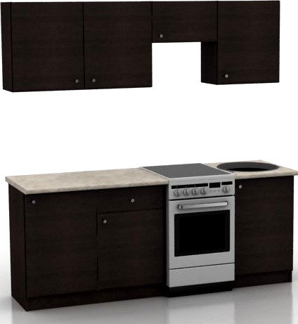 Kitchen cabinet 3 3D Model