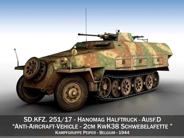 sdkfz 251-17 - ausfd - anti-aircraft-vehicle
