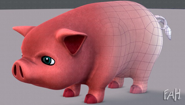 pig cartoon v03