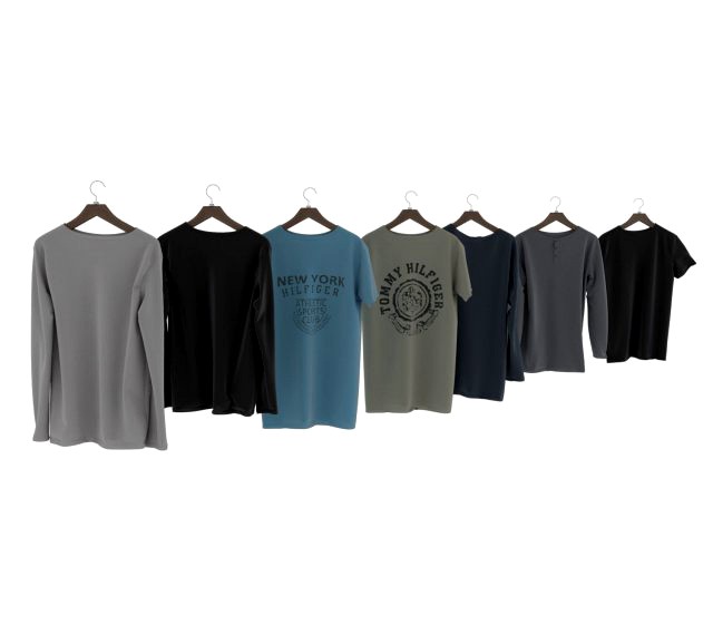 clothed on hanger