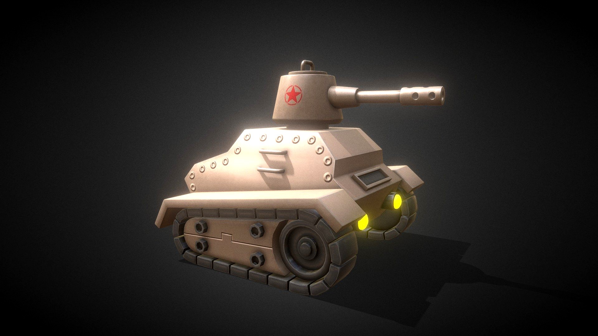 Stylized Tank - Tutorial Included