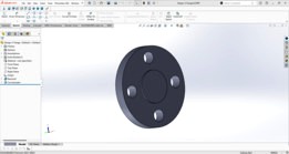 1" NPS BLIND FLANGE 300# RF (ASME B16.5)