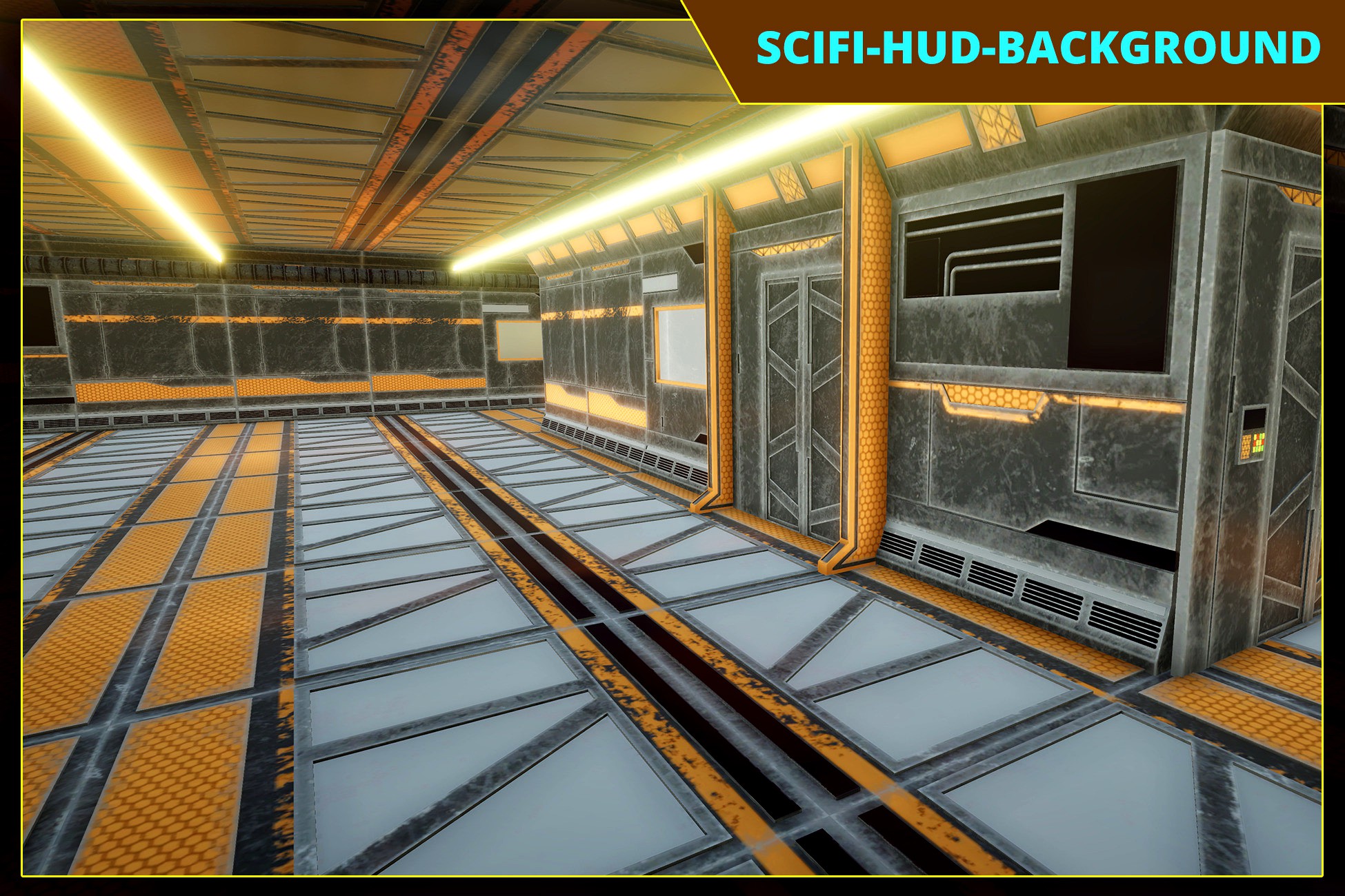 Sci-fi Underground Environment