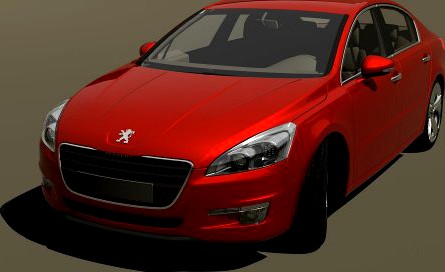 Peugeot 508 3D Model