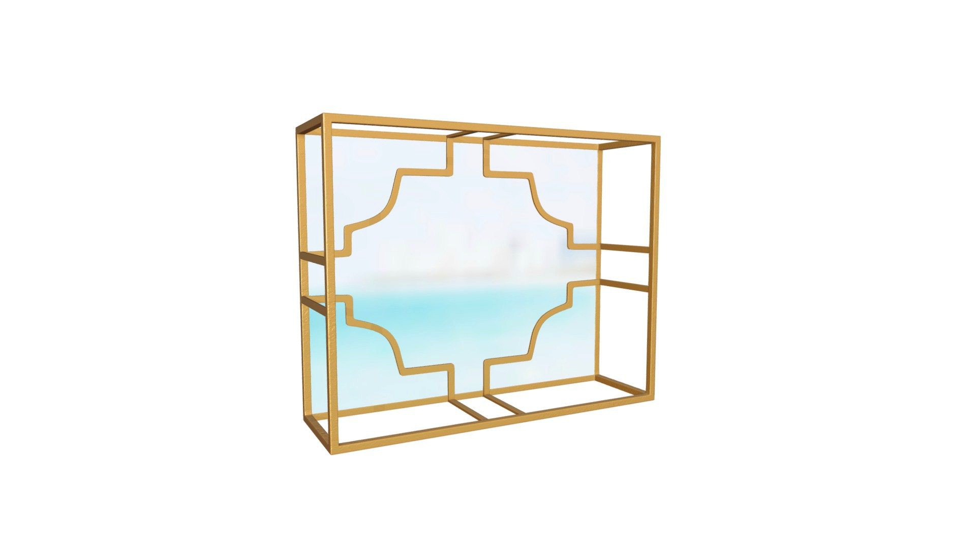 Cube Large Wall Decor Gold - A11496