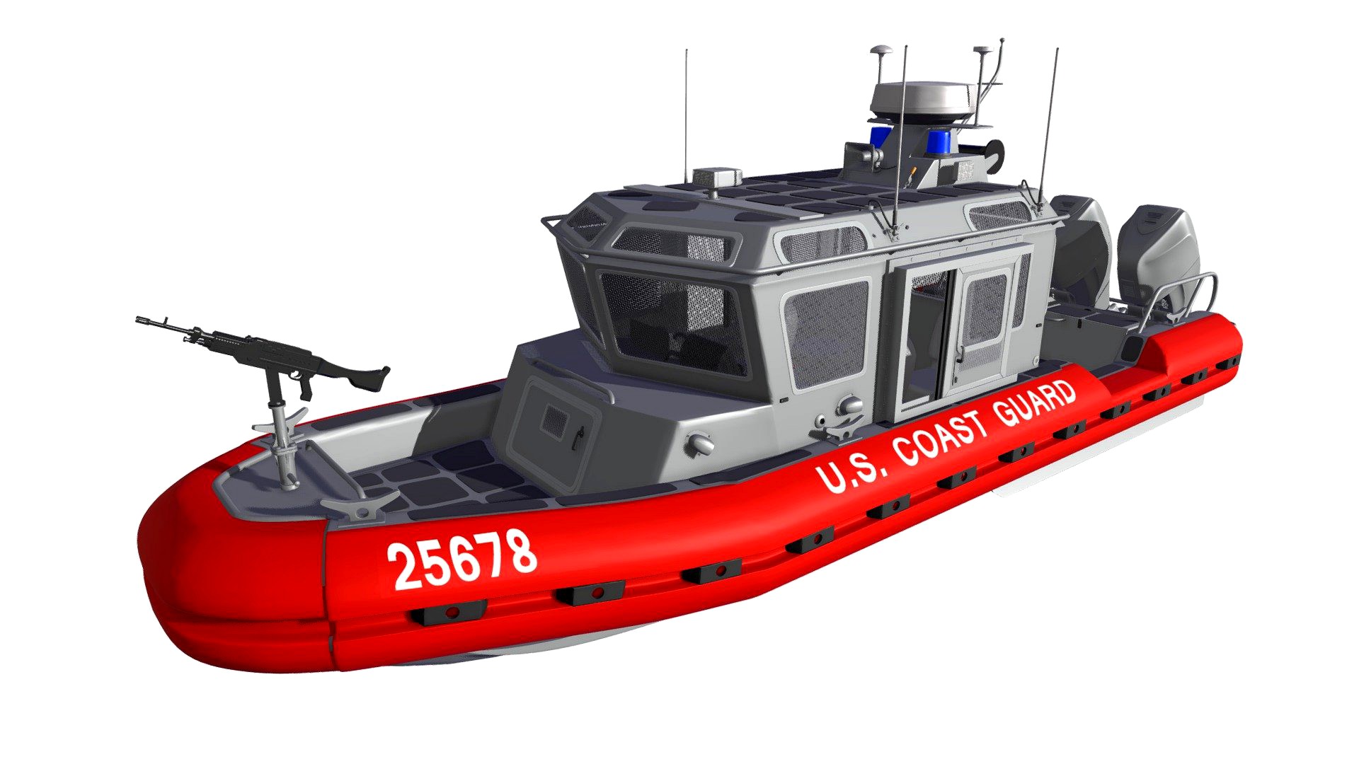Coast Guard Defender Class Boat