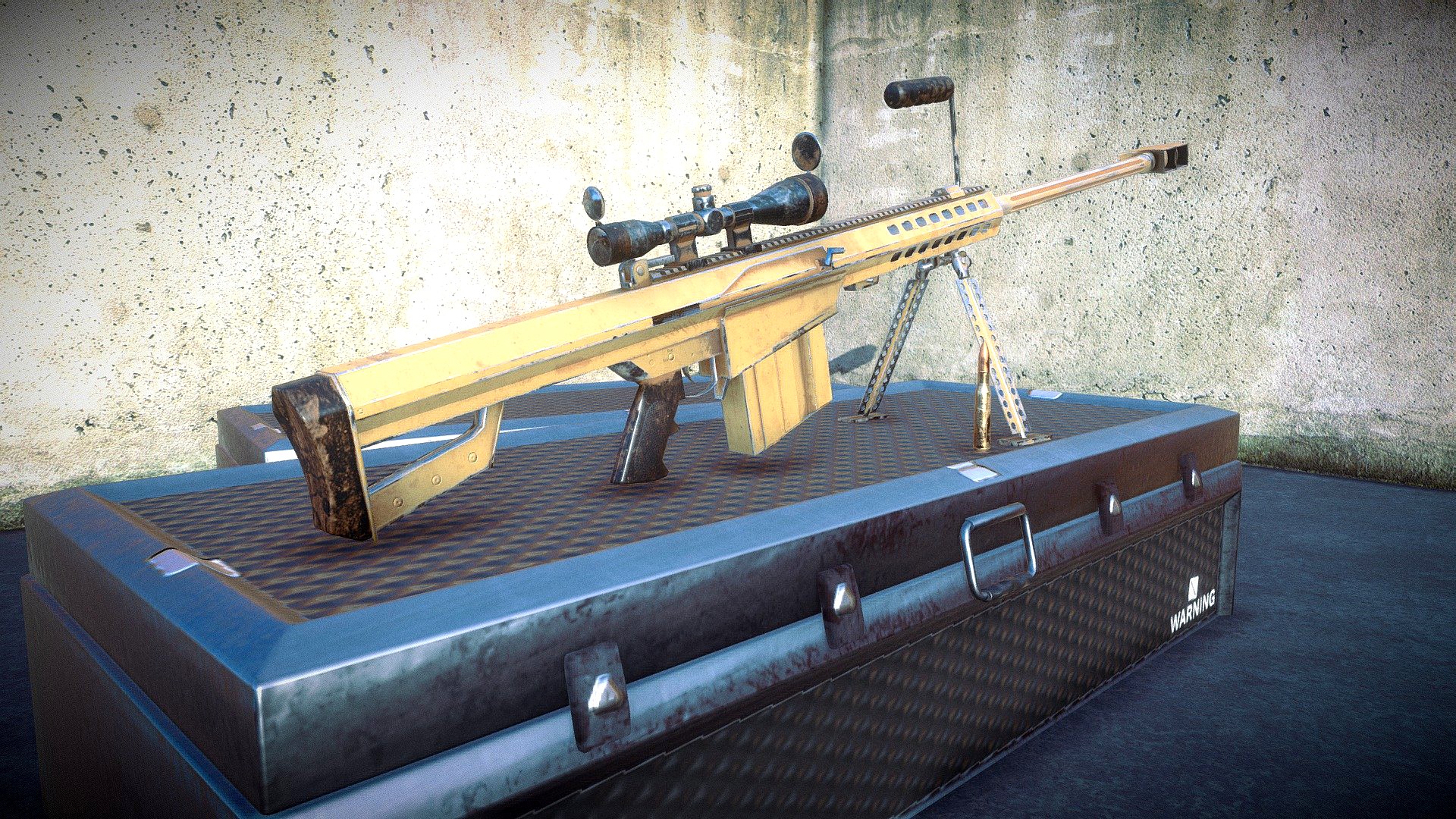 M82 Barrett Game Ready 5 Textures