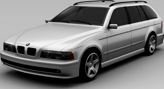 BMW 525 2003 Wagon 3D Model