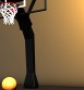 Basketball stand  ball 3D Model