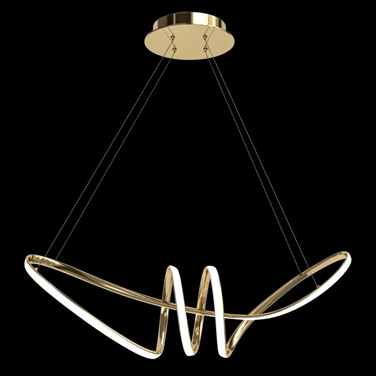 Swirl LED pendant chandelier (347540)