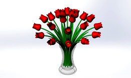 Ваза. Тюльпан. / Vase. Tulip.